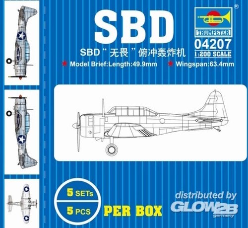 Trumpeter sbd flugzeug 5er - trumpeter,