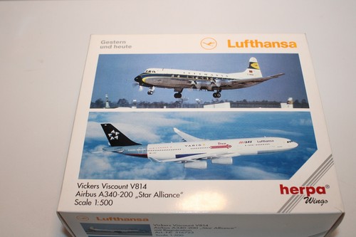 Herpa wings 500 flugzeug - herpa,