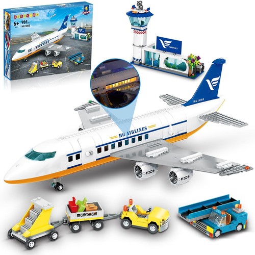 Bauspielzeug passagierflugzeug - bauspielzeug,
