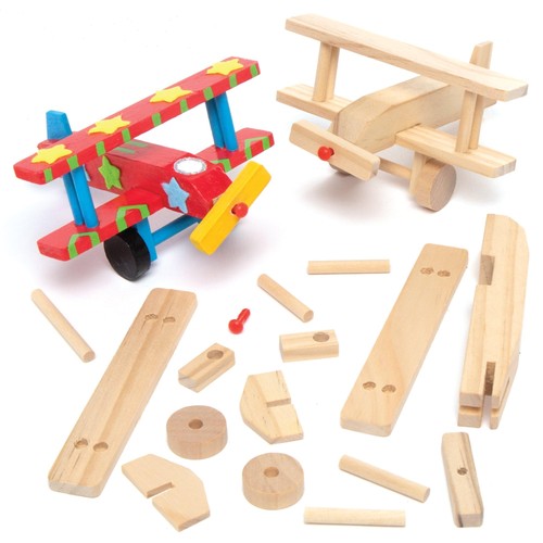 Holzflugzeug bastelset - holzflugzeug,