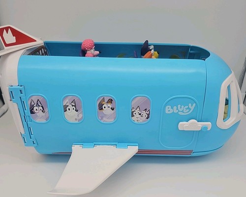 Bluey flugzeug spielset - 3-in-1, flugzeug-spielset