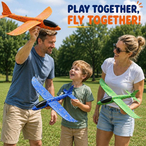 4er set styroporflieger 38cm - 4er,