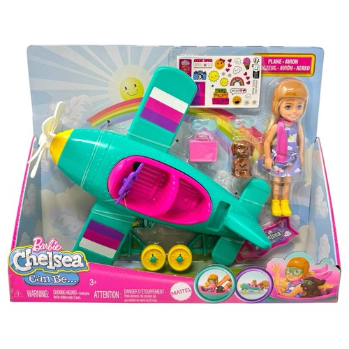 Chelsea can barbie flugzeug - chelsea,