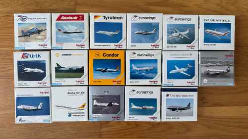 Teiliges set herpa wings - 17-teiliges,